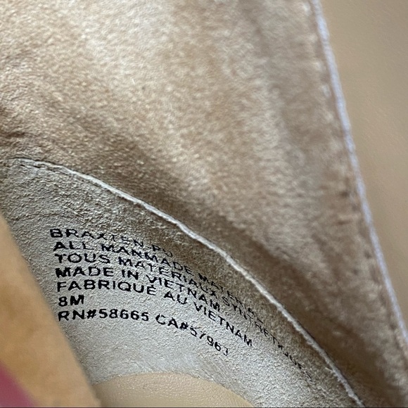 New! Treasure & Bond Braxten Snake Print Faux Leather Bootie 8M - Picture 10 of 13